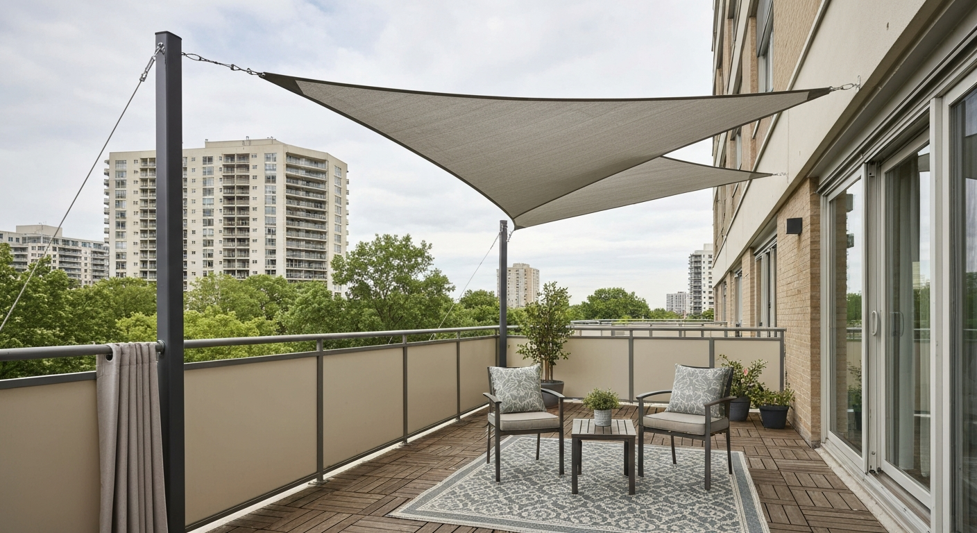 how to cover apartment patio