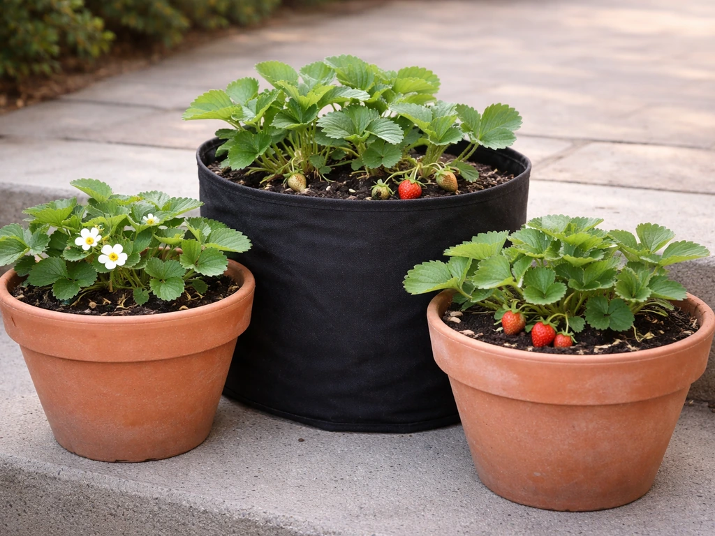 how to grow strawberries on a patio