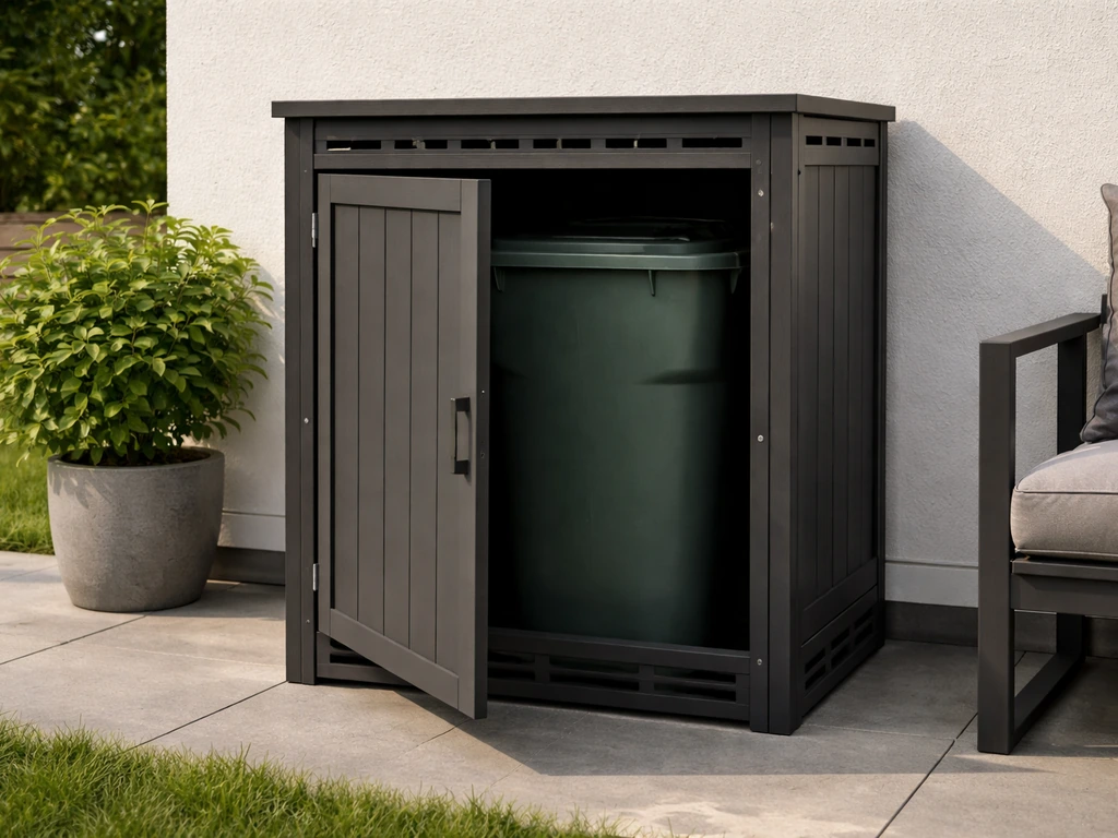 diy trash can patio