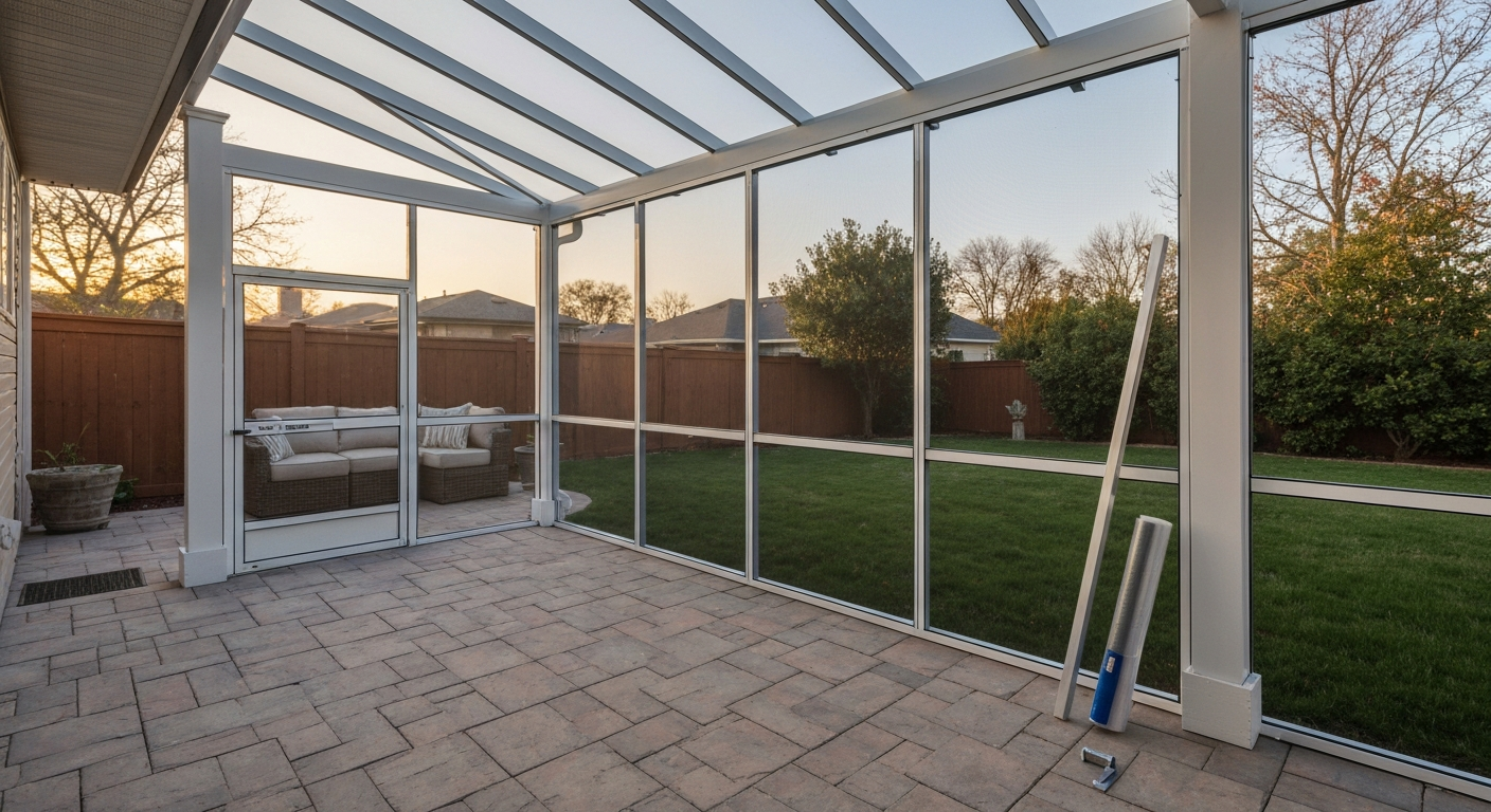diy patio bug screen