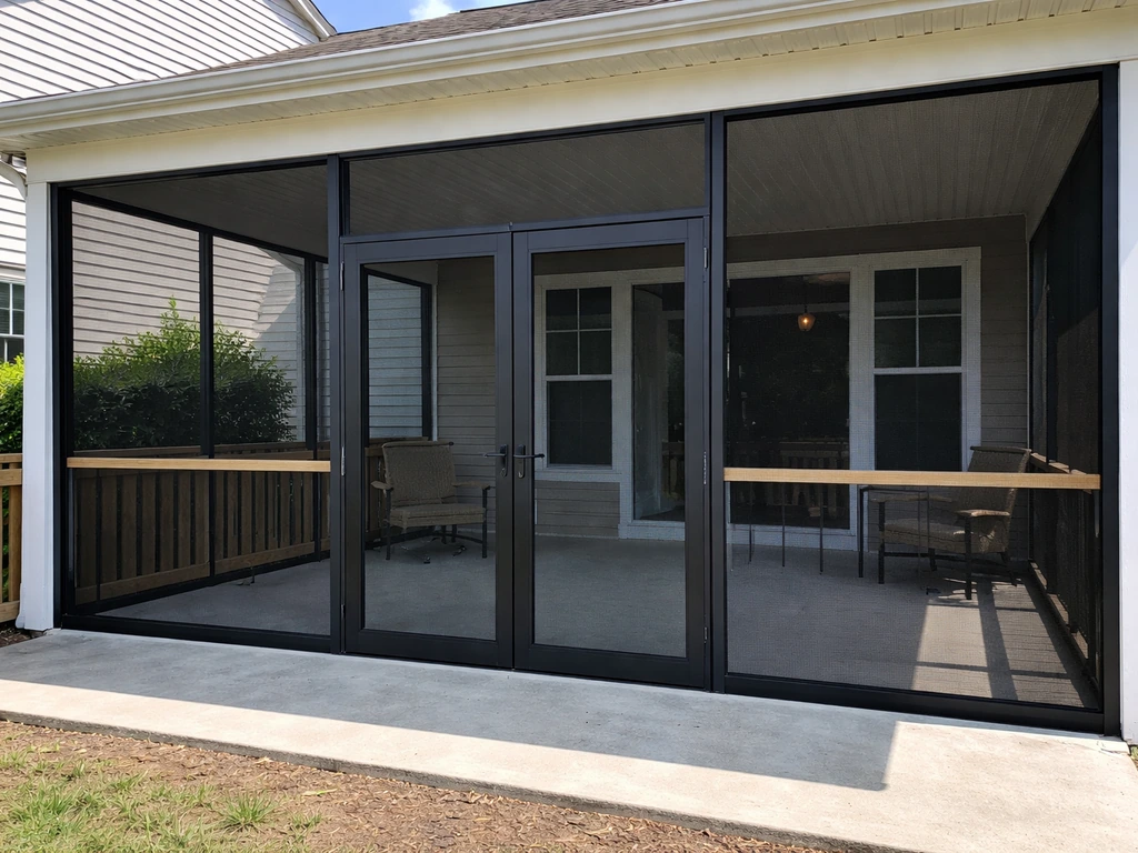 How I Built a DIY Screened-in Patio Step by Step