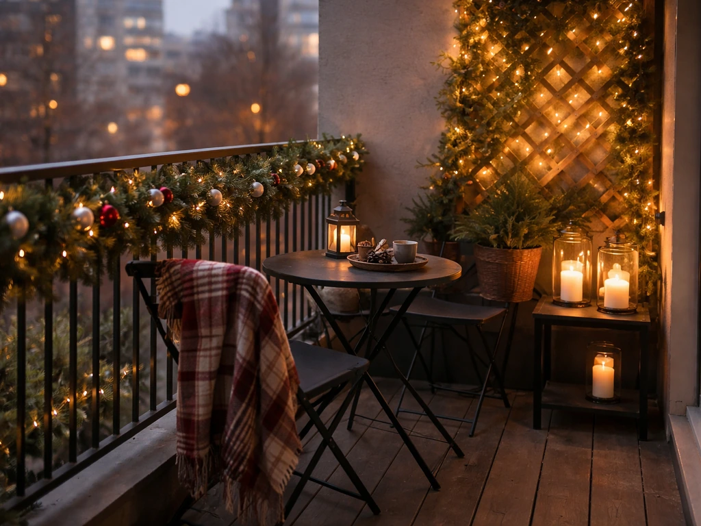 How to Decorate a Patio for Christmas in Any Space