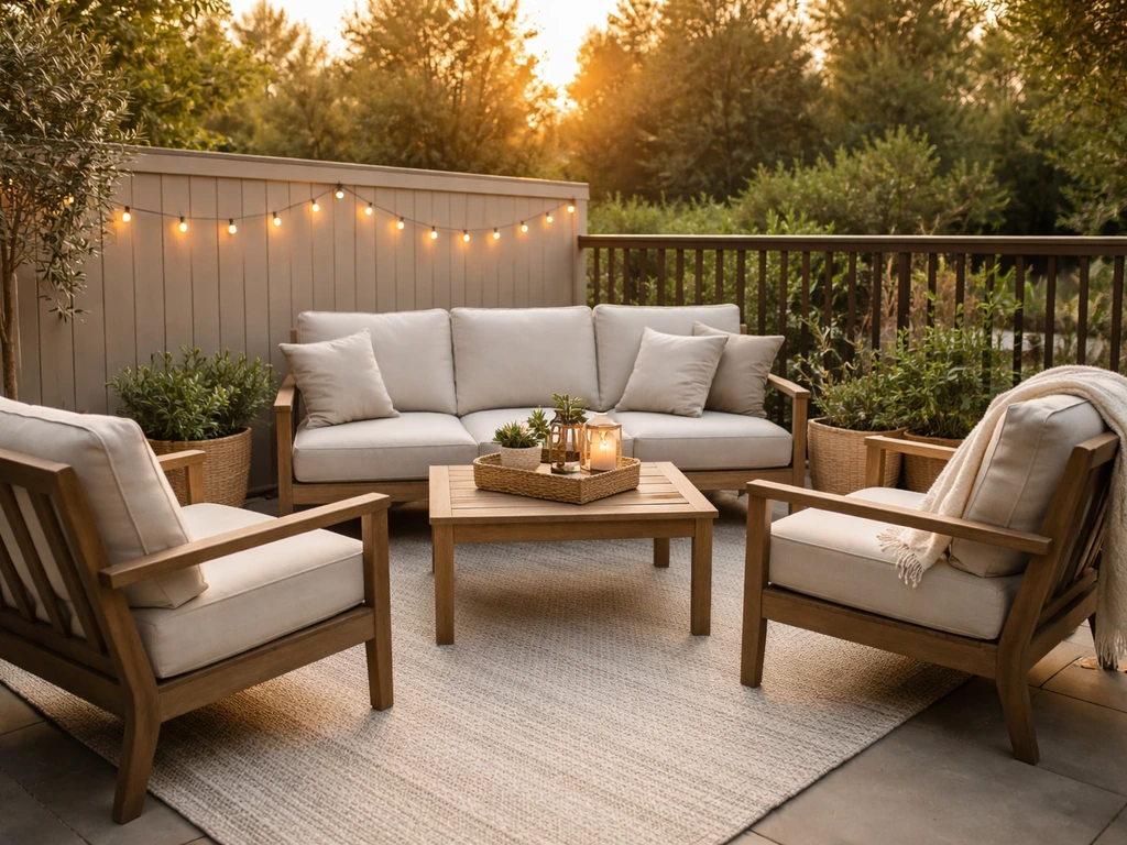how to dress a patio