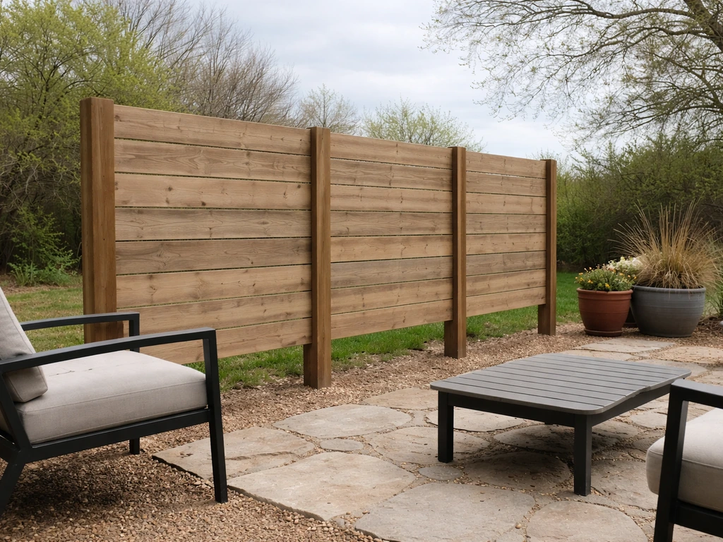 how to build a windbreak for patio