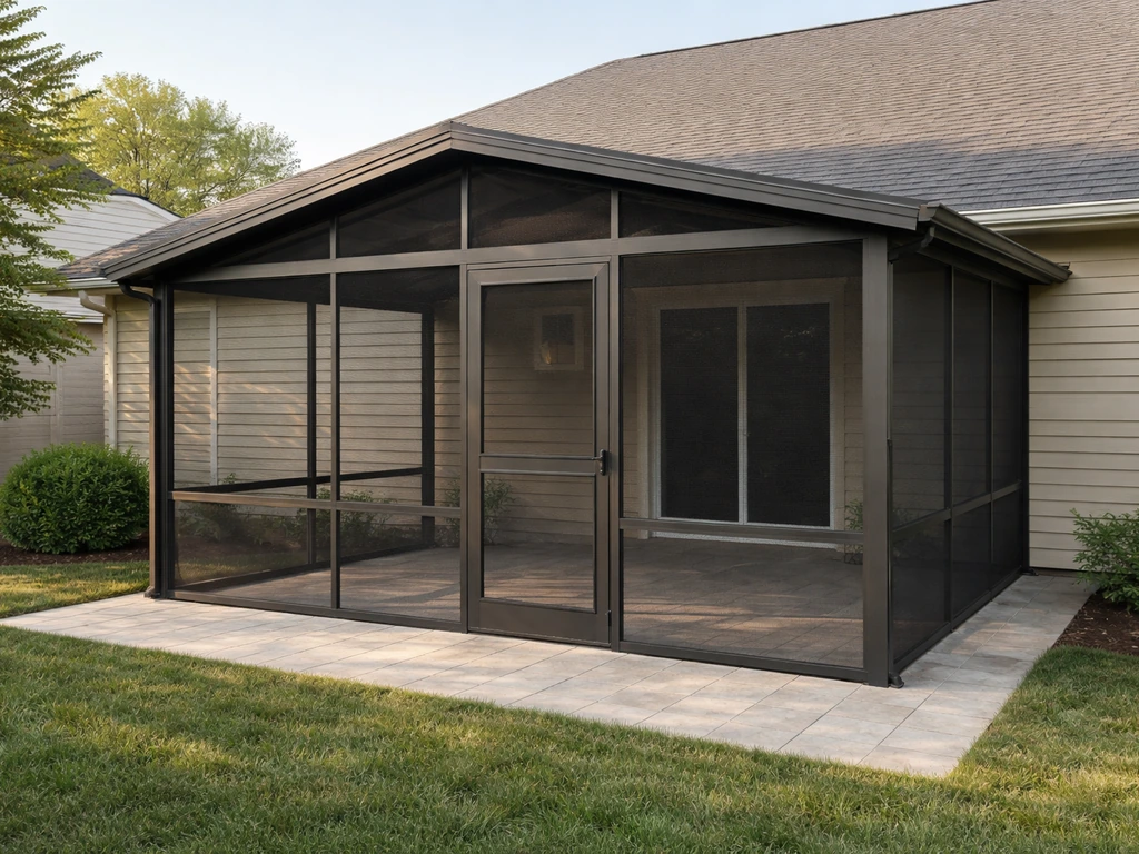 how to build a patio screen enclosure