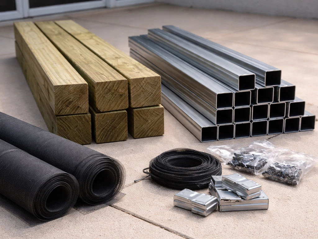 how to build a screened patio enclosure